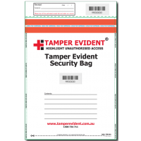 SCEC Endorsed A4 Tamper Evident Security Bag