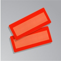 Examples of the Plain Red Tamper Evident Label