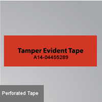 Tamper Evident Tape - Perforated